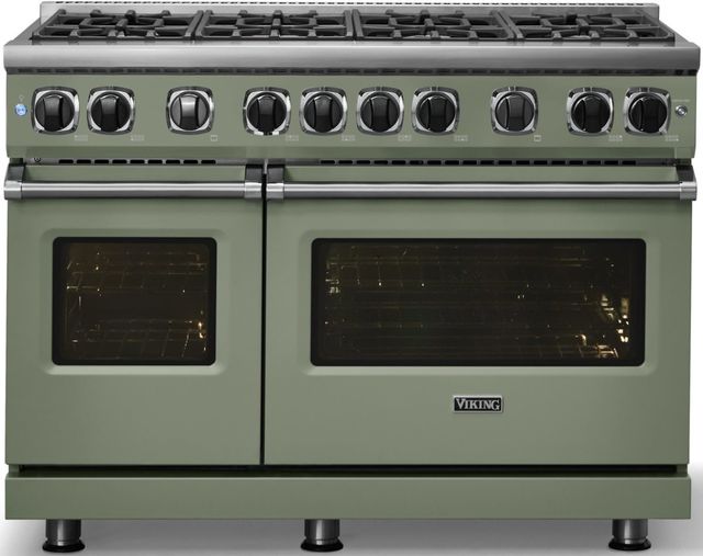 Viking® 7 Series 48'' Eucalyptus Pro Style Natural Gas Range-2