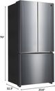 Kenmore 32'' 18 Cu. Ft. Fingerprint Resistant Stainless Steel Counter Depth French Door Refrigerator-4