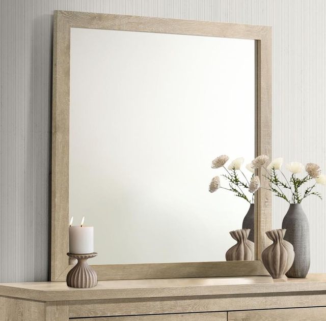 Coaster® Oakglen Weathered Oak Dresser Mirror-3
