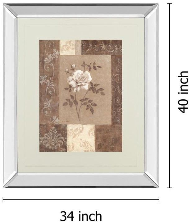 Classy Living Vivian Flasch Single Rose 40" Wall Art-2