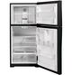 GE® 30" 19.1 Cu. Ft. Black Top Freezer Refrigerator-3