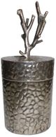 A & B Home Silver Lidded Jar-0