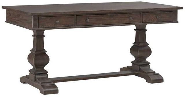 Liberty Furniture Paradise Valley 2-Piece Saddle Brown Desk Set-2