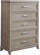 Liberty Furniture Belmar 4-Piece Knubby/Silver Champagne/Washed Taupe California King Sleigh Bed Set-5