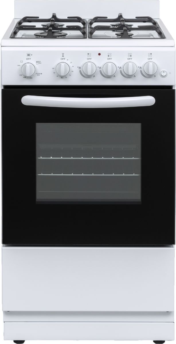 Element® 20" White Freestanding Gas Range-0
