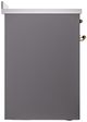 Ilve® Nostalgie II Series 30" Matte Graphite Pro Style Induction Range-4