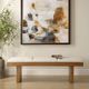 Uttermost® Haden Ivory Upholstery Bench-2