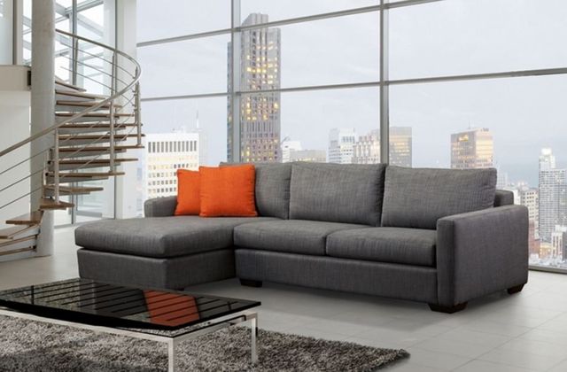 Fornirama 706 2-Piece Gray Sectional Set-1