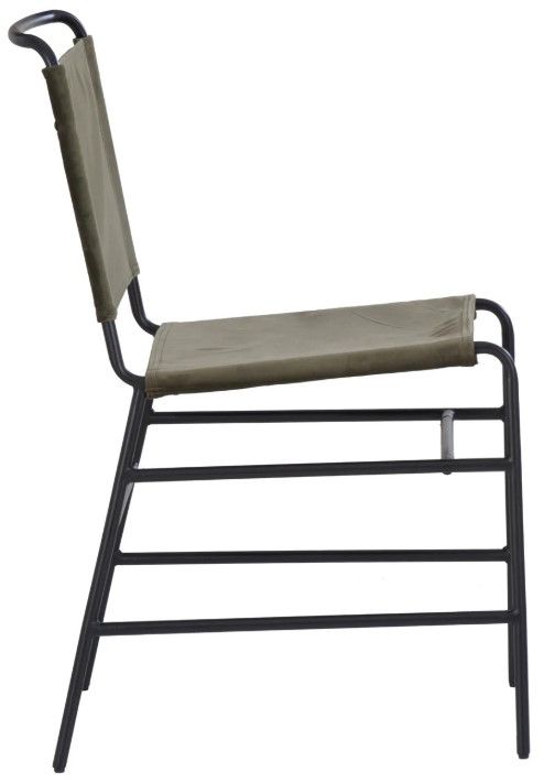 Powell® Wade Black/Green Dining Chair-4