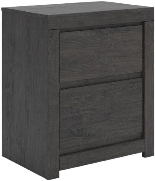 Signature Design by Ashley® Fraluna Dark Charcoal Nightstand-0