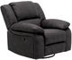 Emerald Home Navaro Black Manual Swivel Gliding Recliner-0