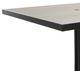CabanaCoast® Customizable Skye Aluminum/Wooden 42" Outdoor Square Pedestal Balcony Table-3