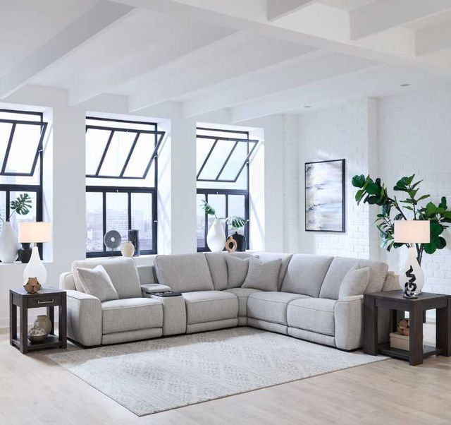Liberty Furniture Blake 6-Piece Estero Smoke Power Reclining Sectional Sofa Set-2