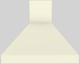 Vent-A-Hood® 36" Biscuit Euro-Style Wall Mounted Range Hood-0