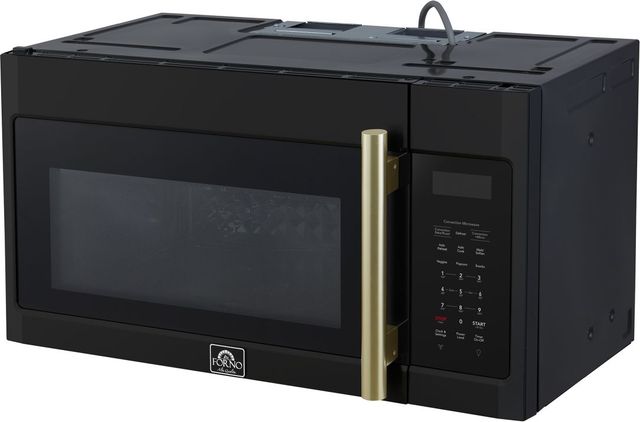 FORNO® Fornace Series Espresso 1.5 Cu. Ft. Fingerprint Resistant Black Over The Range Microwave -2