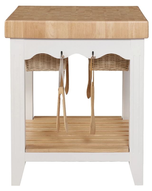Powell® Kolton White Kitchen Island-3