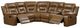 Furniture of America® Ezekius 3-Piece Brown Modular Manual Reclining Sectional-0