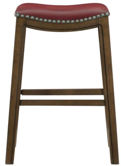 Homelegance® Ordway Brown/Red 29" Bar Stool-2