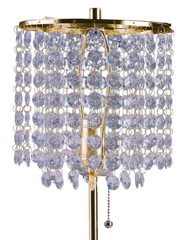 Furniture of America® Ira Gold Table Lamp-1