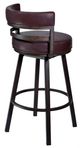 Armen Living Madrid Brown 30" Bar Stool-1