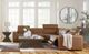 Signature Design by Ashley® Magic Man 5-Piece Caramel Power Reclining Sectional-4