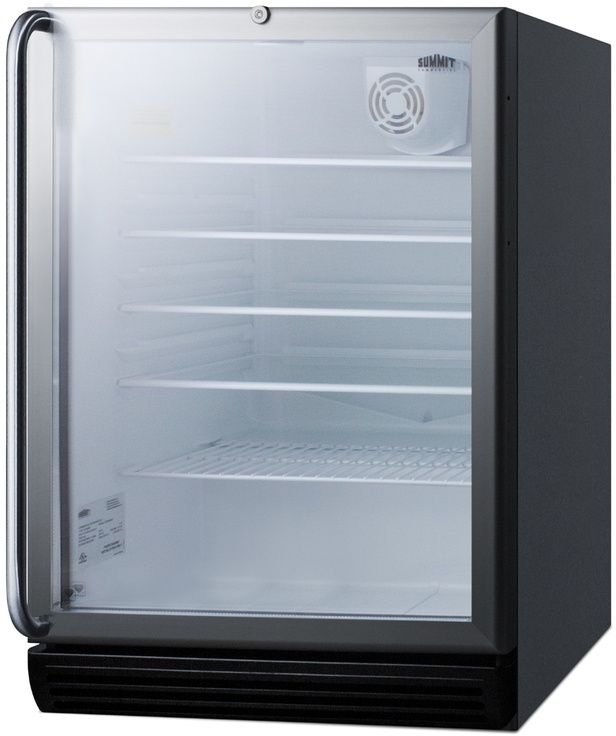 Summit® Commercial Series 24" 5.5 Cu. Ft. Stainless Steel Beverage Center-1
