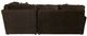 Jackson Furniture Mammoth 2-Piece Chocolate Left Side Facing L-Shape Sectional-2