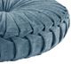 Olliix by Intelligent Design Loretta Aqua 22" Diameter x 6" Poly Chenille Round Floor Pillow Cushion-2