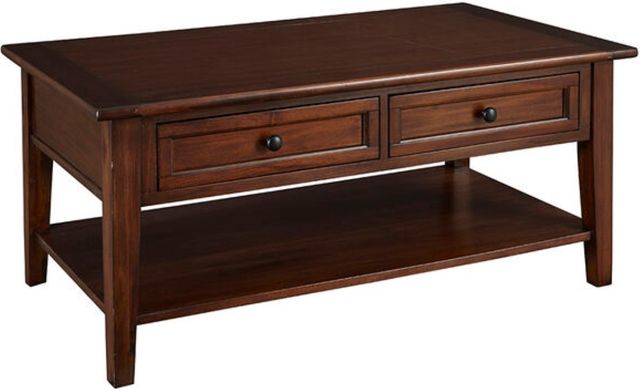 A-America® Westlake Cherry Brown Cocktail Table-0
