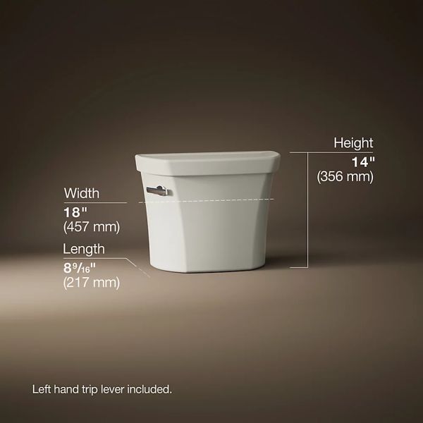 KOHLER® Highline® Biscuit Toilet Tank, 1.6 Gpf-4