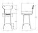 Amisco Customizable Bean Swivel Counter Stool-1