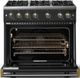 Viking® 5 Series 36" Antique Bronze Pro Style Gas (NG) Range with Brushed Brass Trim-1