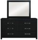 Signature Design by Ashley® Raechalla Black Dresser and Mirror-2