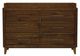Elements International Malia Walnut Dresser and Topper-1