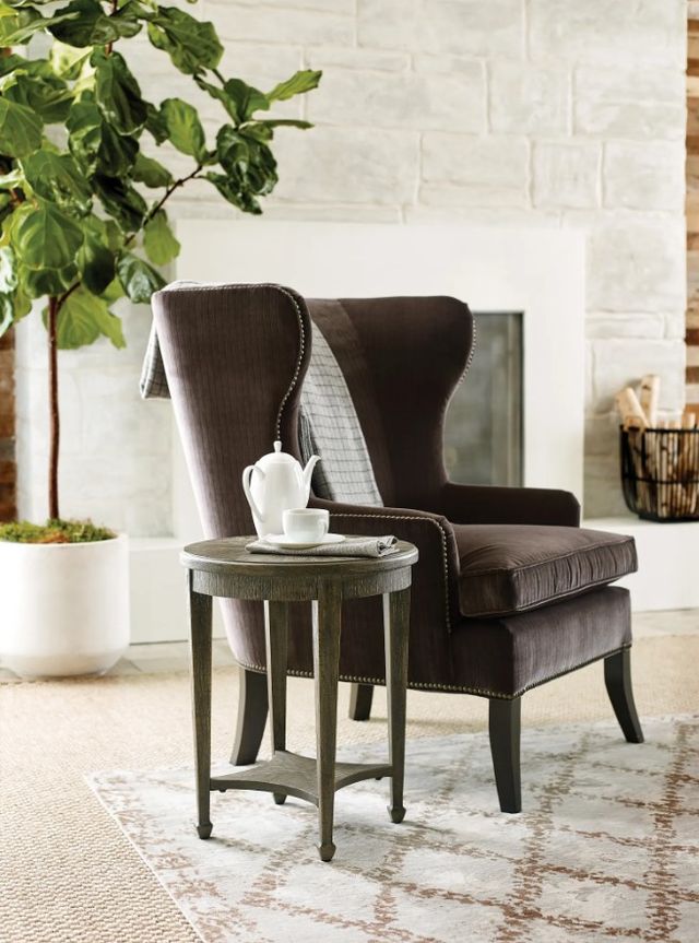Hammary® Emporium Sutter Shadow Round End Table-1