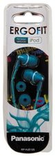 Panasonic® ErgoFit Turquoise In-Ear Earbud Headphones-1
