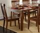 A-America® Toluca Rustic Amber Slatback Dining Side Chair-1