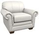 La-Z-Boy® Mackenzie Ivory Leather Chair-0