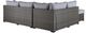 Signature Design by Ashley® Petal Road 4-Piece Gray Aluminum/Fabric Outdoor Conversation Set-3