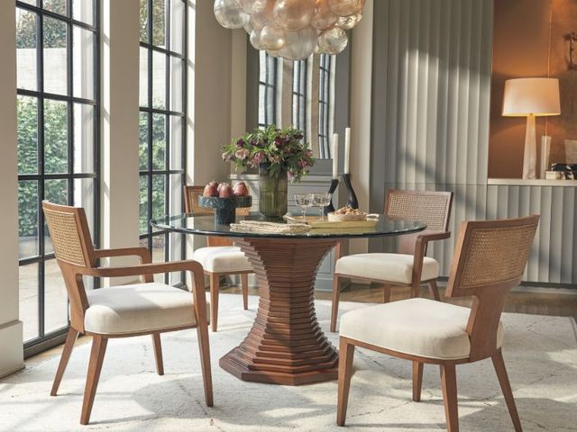 Lexington Home La Costa Cabrillo 72" Glass Top Dining Table-1
