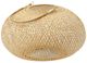 A & B Home Beige Medium Bamboo Lantern-1