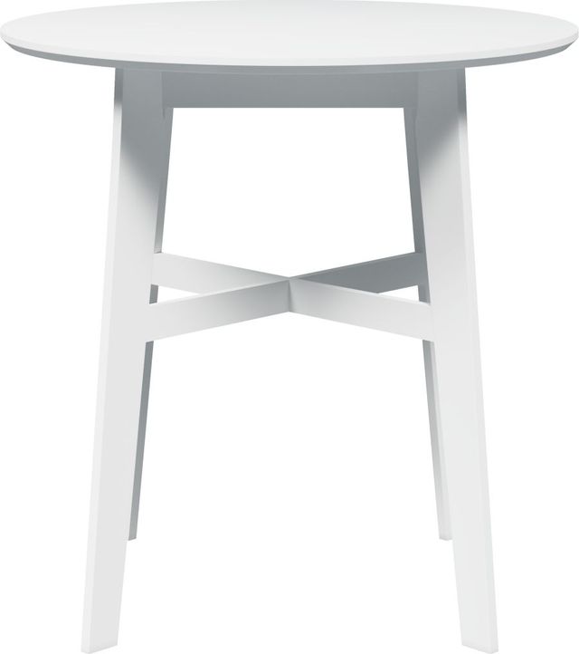 Emerald Home Midland White Side Table-1
