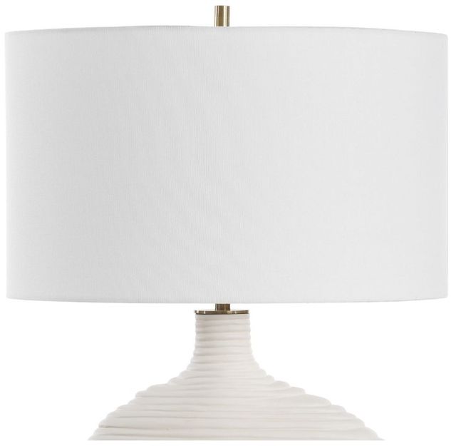 Uttermost® Duostacked White Table Lamp-4