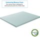 Sleeptone® Certi-Pur™ 4" Memory Foam Queen Mattress Topper-1