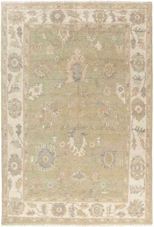 LR Home Senneh Green/Ivory 8'x10' Area Rug-0