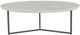 Moe's Home Collection Chloe White Coffee Table with Black Iron Base-1