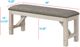 Crown Mark Maribelle Chalk/Warm Gray Dining Bench-2