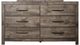 New Classic® Home Furnishings Misty Lodge 4-Piece Greige King Panel Bedroom Set-4