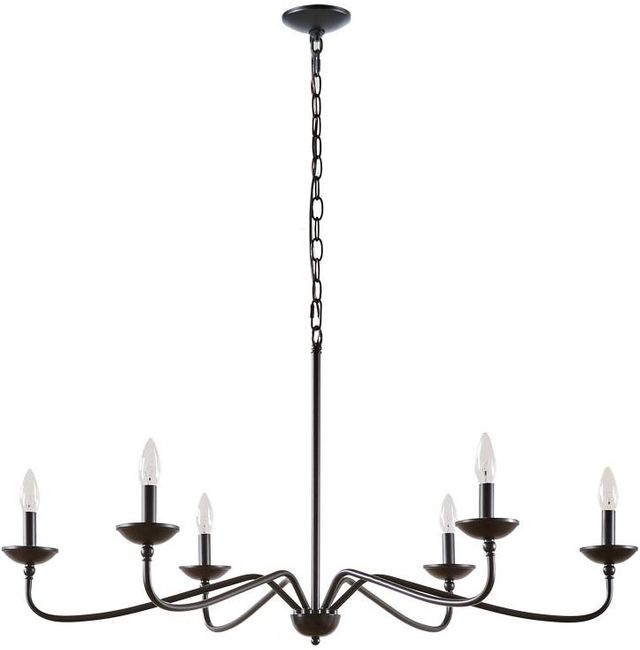 Olliix by Hampton Hill Matte Black Brighton Chandelier-1