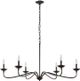 Olliix by Hampton Hill Matte Black Brighton Chandelier-1